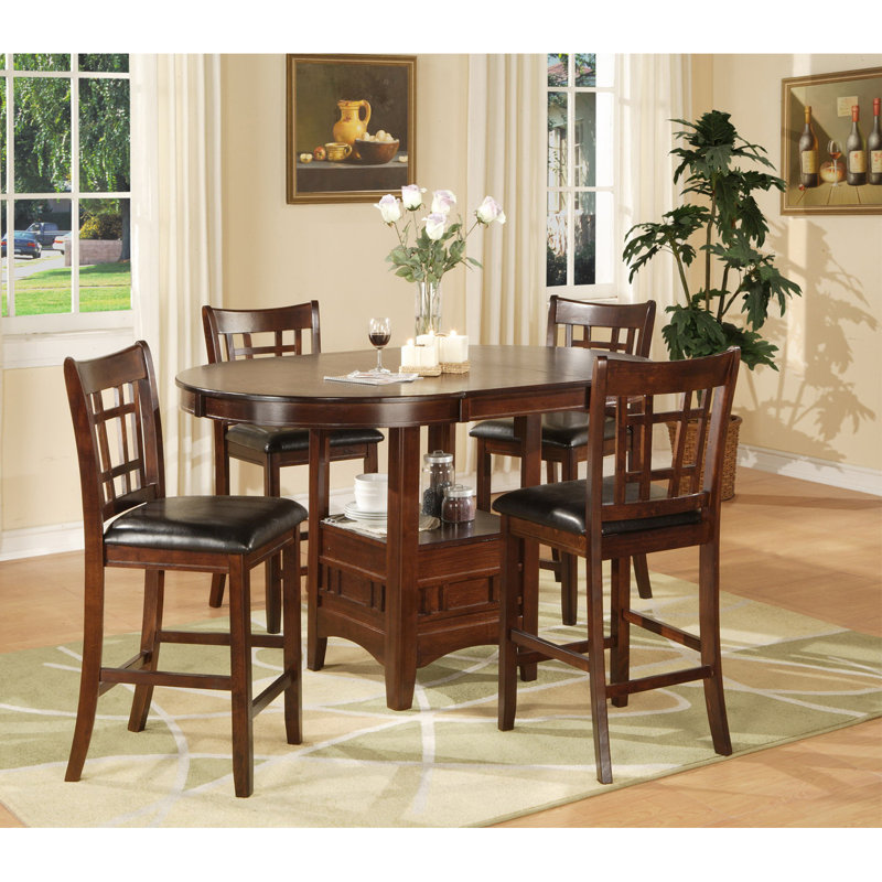 Hazelwood Home Counter Height 5 Piece Set & Reviews Wayfair