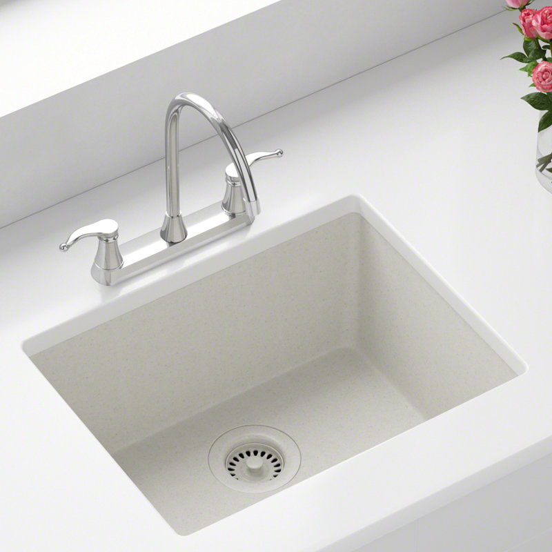 MRDirect Granite Composite 22" L x 17" W Dual Mount ...