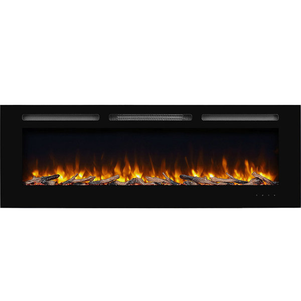 Iserman Wall Mounted Electric Fireplace Insert by Orren Ellis