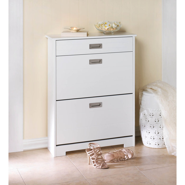 Orren Ellis 12 Pair Shoe Storage Cabinet With 3 Shelves Reviews