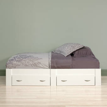 Ryker Twin Storage Platform Bed With Drawers Reviews Birch Lane