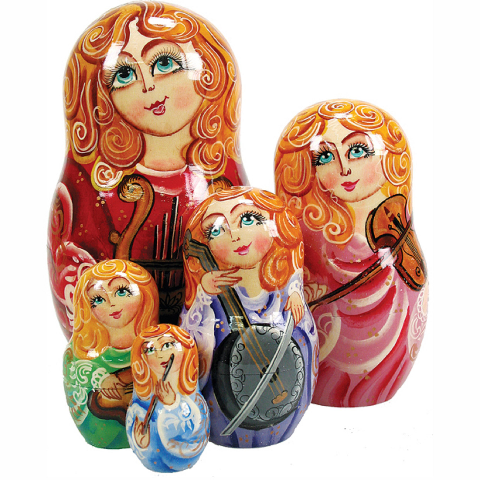 angel nesting dolls