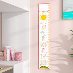 Wood Growth Charts You Ll Love Wayfair Toby You Are My Sunshine Growth Chart