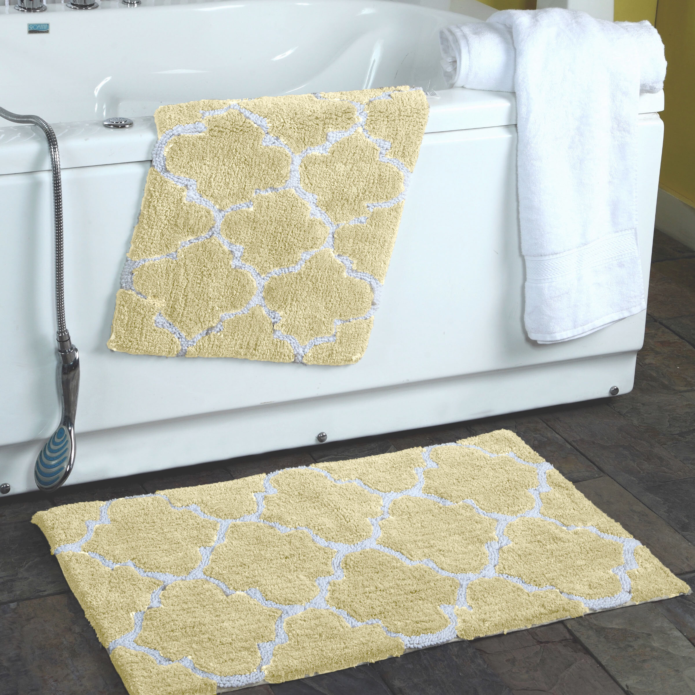 Affinity Linens 2 Piece Moroccan Trellis Bath Rug Set Reviews