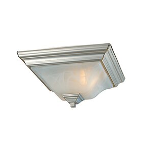 2-Light Flush Mount