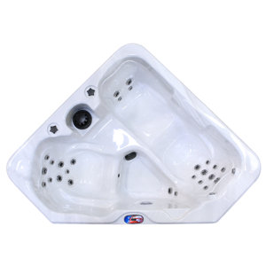 2-Person 28-Jet Plug and Play Spa with Multi Color Spa Light