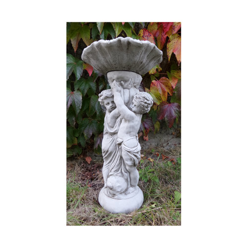 Layton Stone Bird Bath Happy Larry