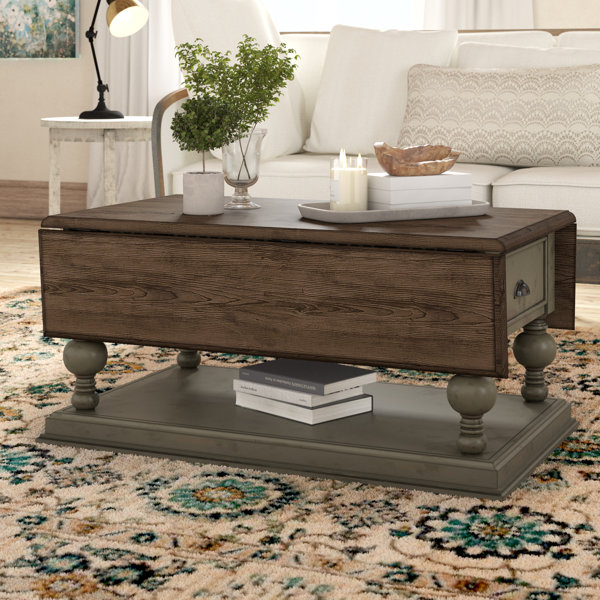 Lark Manor Serpentaire Castered Drop Leaf Coffee Table With Magazine Lark Manor Serpentaire Castered Drop Leaf Coffee Table With Magazine Rack Wayfair