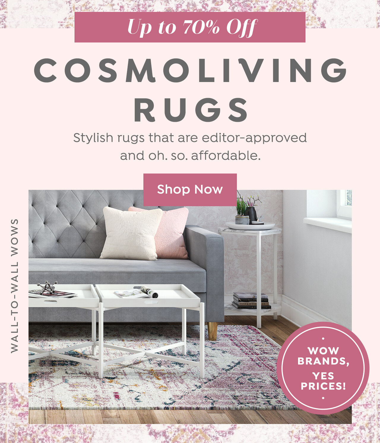 Rugs up to 70% off