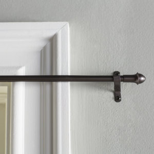 Wayfair Basics Single Curtain Rod and Hardware Set