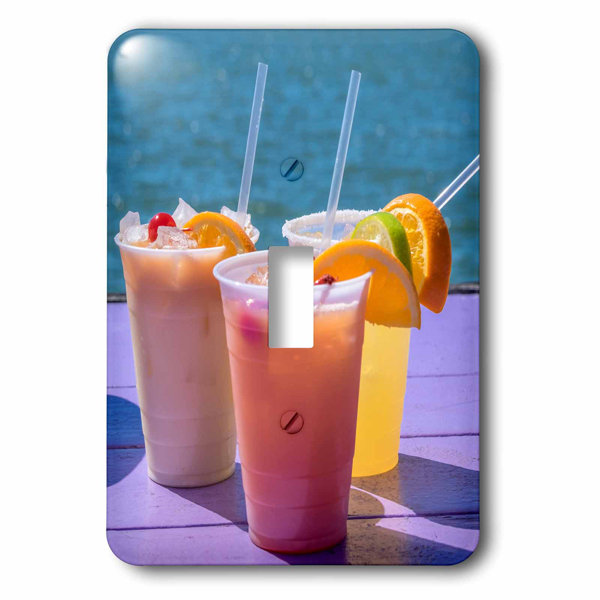3drose Tropical Drinks 1 Gang Toggle Light Switch Wall Plate Wayfair