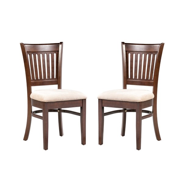 Miriam Upholstered Dining Chair (Set Of 2) By Breakwater Bay