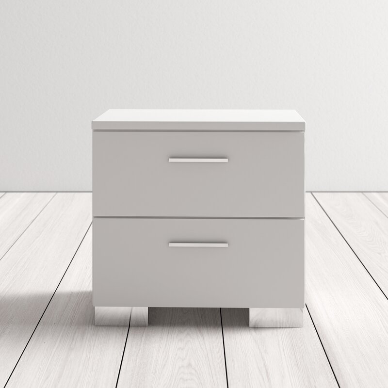 Frances 2 Drawer Nightstand Reviews Allmodern