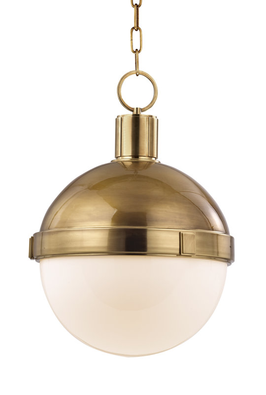 1-Light Pendant. Shop Drew's Honeymoon House! {Kitchen & Dining Room} #PropertyBrothers