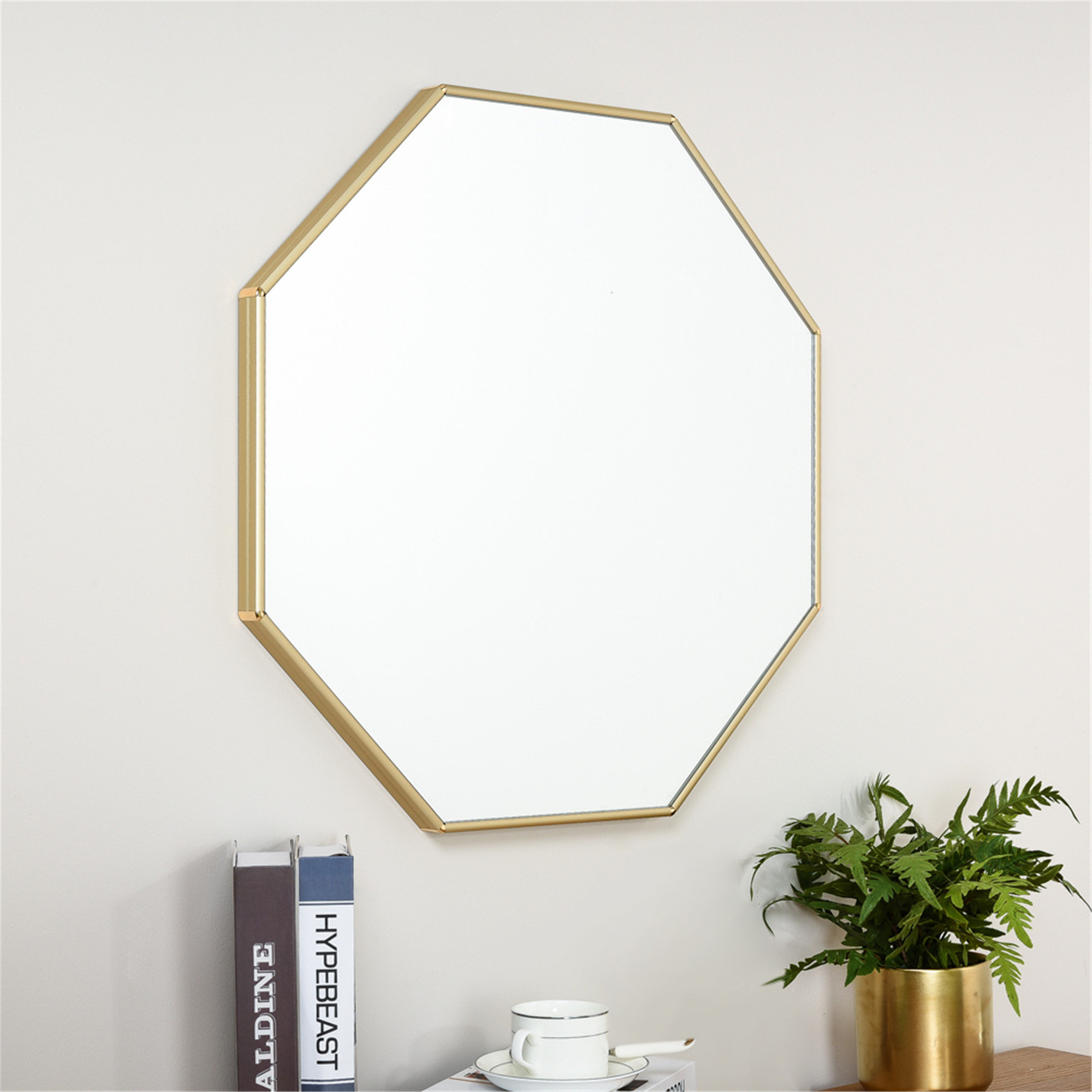 Mercer41 Stanardsville Octagon Glam Bathroom Mirror Wayfair Ca Mercer41 Stanardsville Octagon Glam
