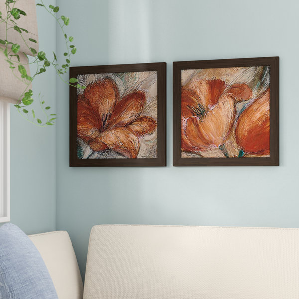Winston Porter Bold And Sassy 2 Piece Framed Acrylic Painting
