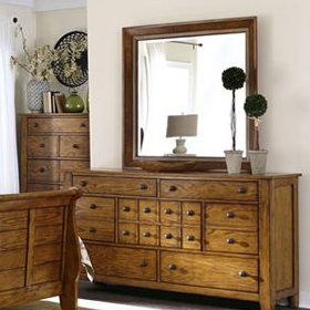 Reviews Truet 16 Drawer Dresser With Mirror By Millwood Pines Sale