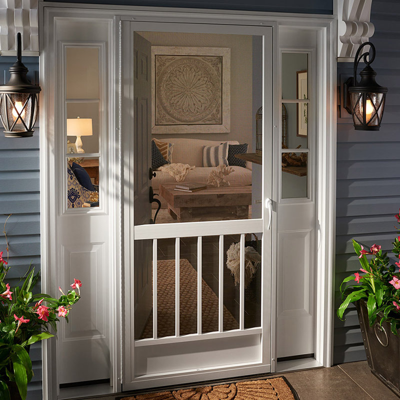 KIBY Westmore Aluminum Screen Door &amp; Reviews Wayfair.ca