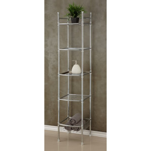 Free Standing Bathroom Shelving You Ll Love Wayfair