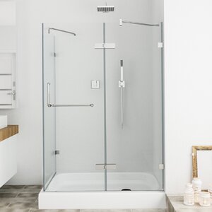 Monteray 32 x 48-in. Frameless Shower Enclosure with .375-in.