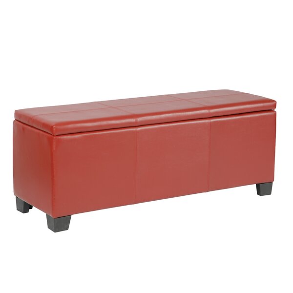Martinez-Wilson Faux Leather Storage Bench By Ebern Designs
