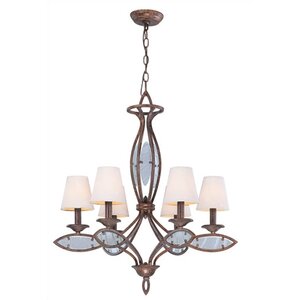 Glenda 6-Light Shaded Chandelier