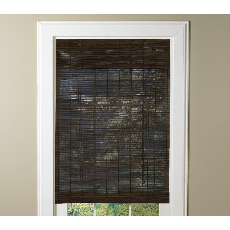 Bay Isle Home Bamboo Sheer Outdoor Roller Shade & Reviews Wayfair