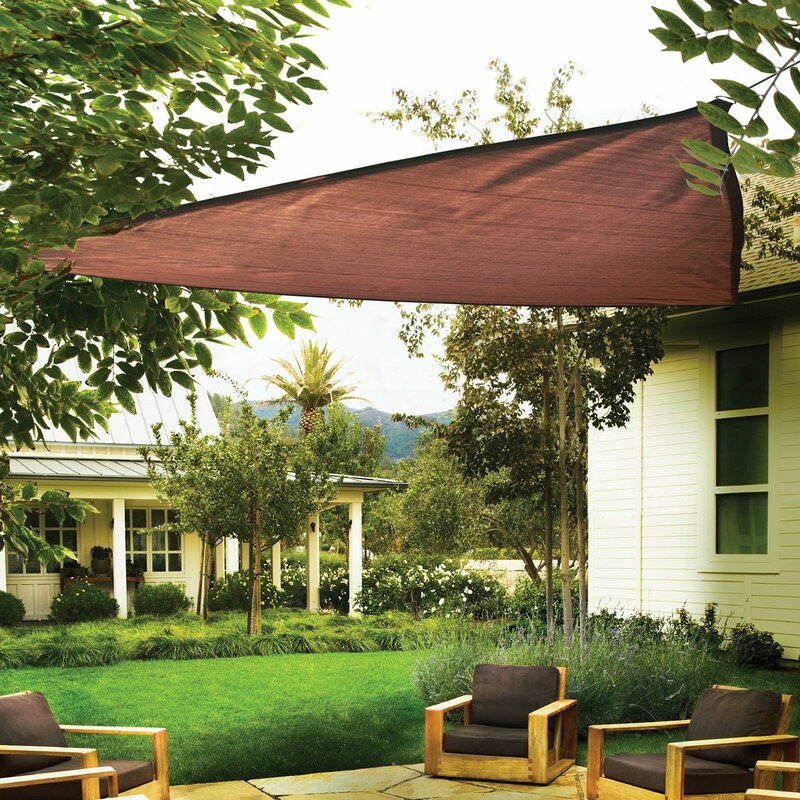 ShelterLogic 16' Triangle Shade Sail | Wayfair