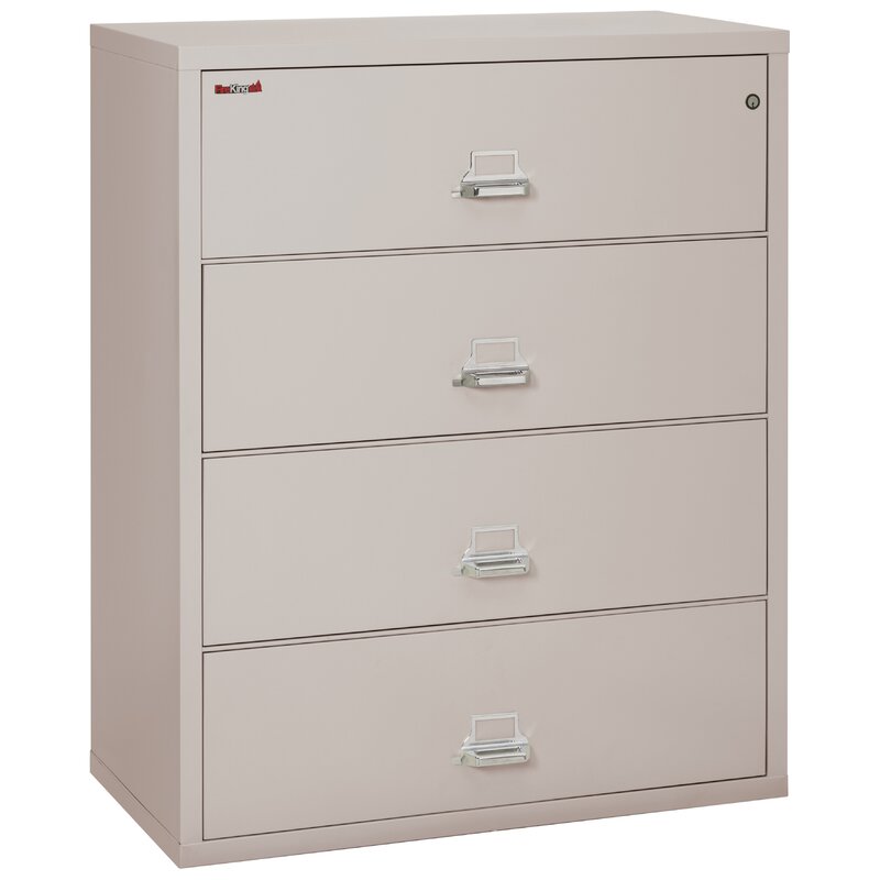 FireKing Fireproof 4-Drawer Vertical File Cabinet ...