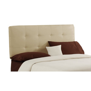Lenora Button Upholstered Panel Headboard by Alcott Hill