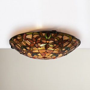 Jan 2-Light Flush Mount