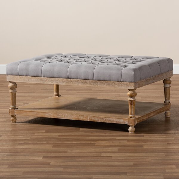 Adelie 42.1'' Tufted Rectangle Standard Ottoman By August Grove