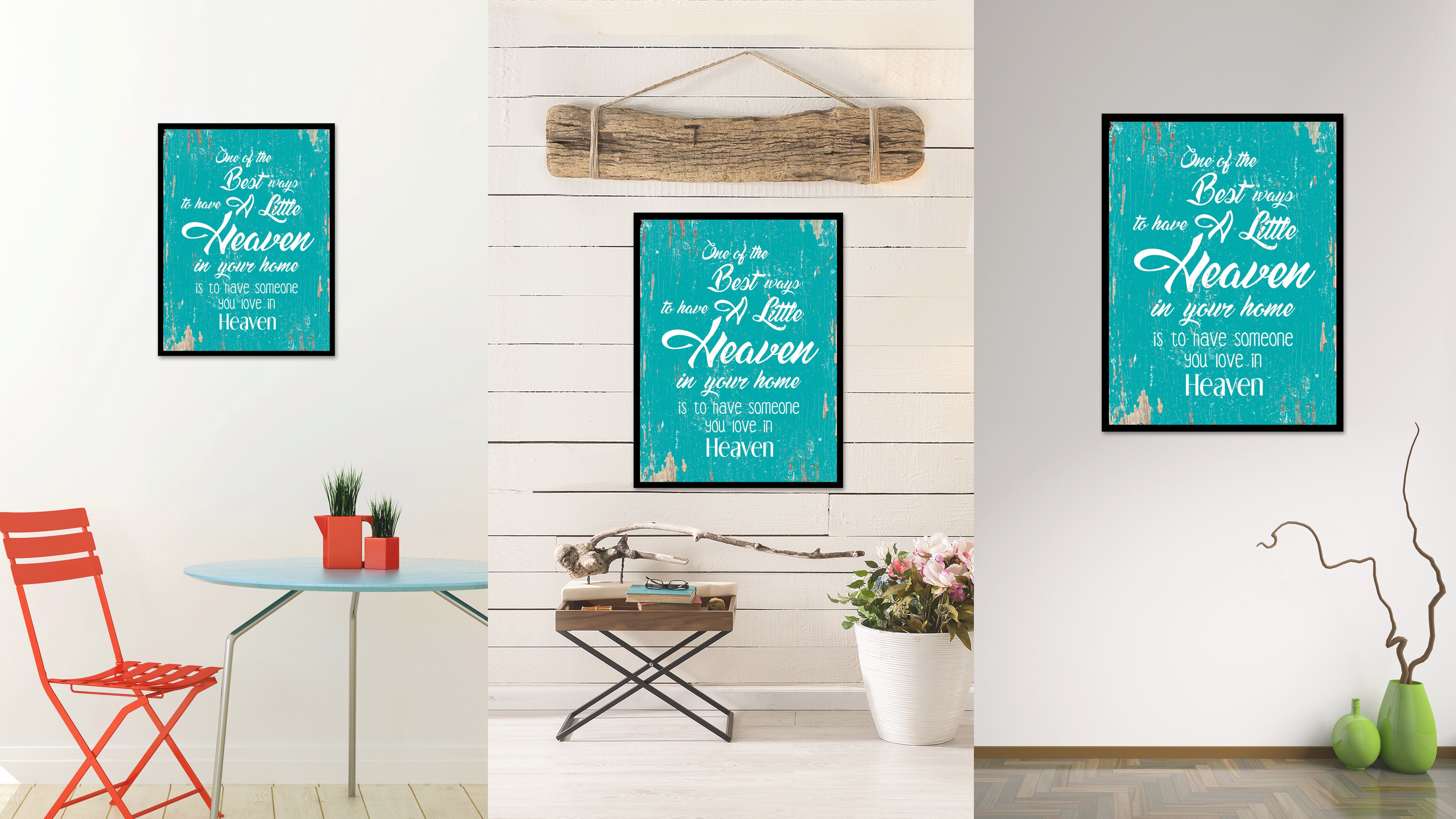 Trinx Spotcolorart She Decided To Live The Life She Always Imagined Handcrafted Canvas Print Aqua Wayfair