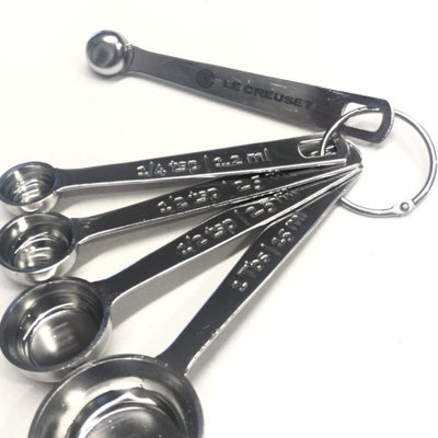 Le Creuset 5Pieces Stainless Steel Measuring Spoon Set Le Creuset
