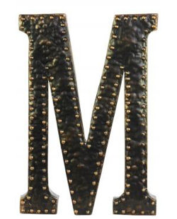 Metal Letters Decor Wayfair Metal Letter Wall Décor With Rivets