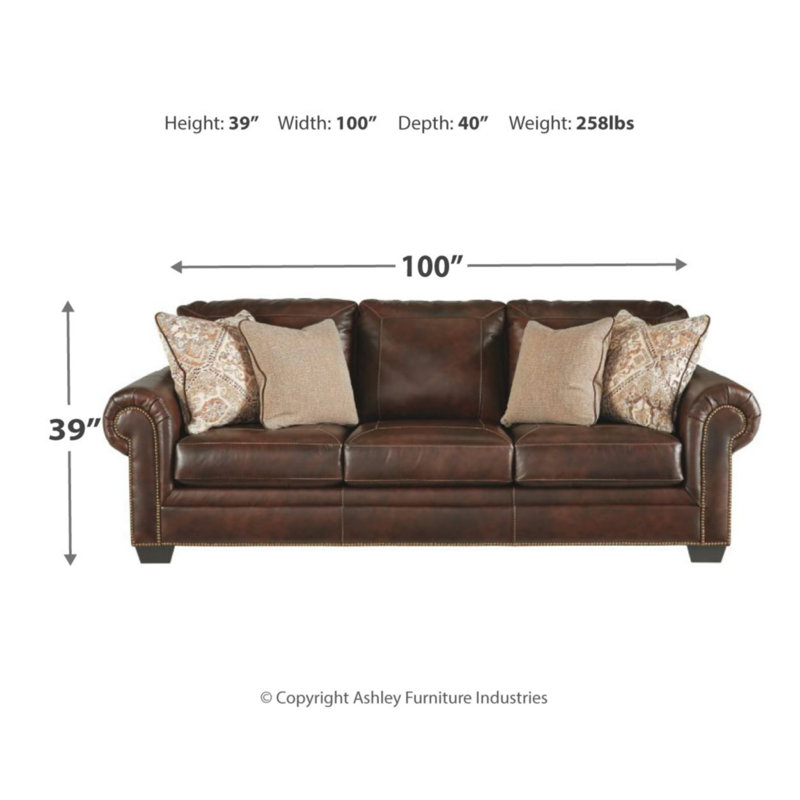 Alcott Hill Pecora 100 Round Arm Sofa Bed Wayfair