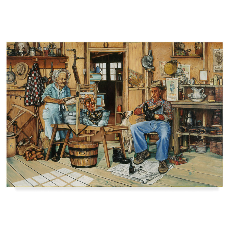 Winston Porter Barn Dance Preparation Acrylic Painting Print On