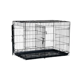 large dog crate with divider