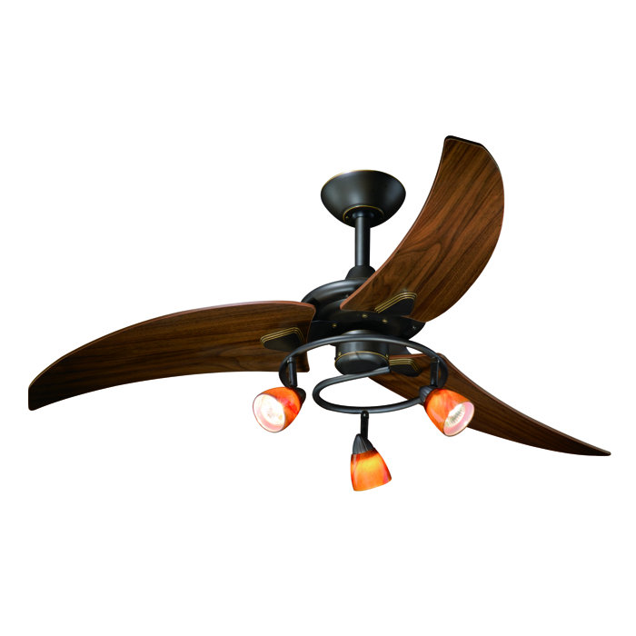 Latitude Run 48 Birdsall 2 Blade Ceiling Fan Light Kit Included