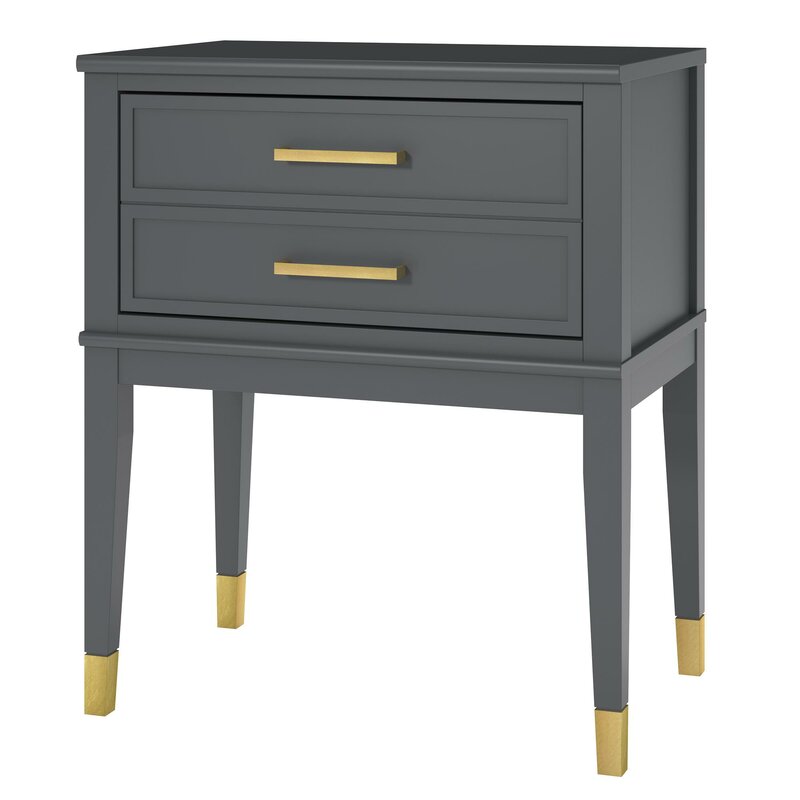 CosmoLiving by Cosmopolitan Westerleigh 1 Drawer Bedside Table ...