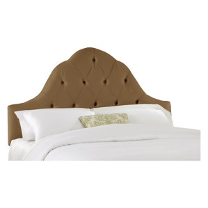 Handley Upholstered Panel Headboard by House of Hampton
