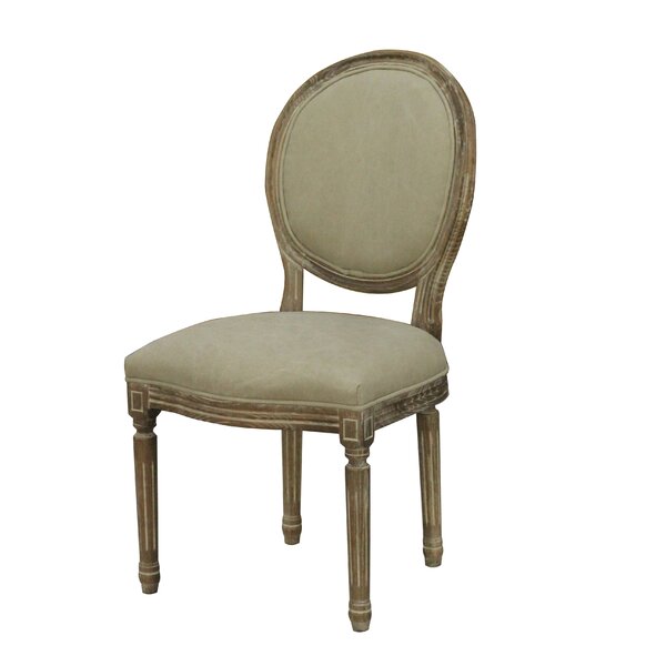 Tidworth French Louis Oval Dining Chair By Ophelia & Co.