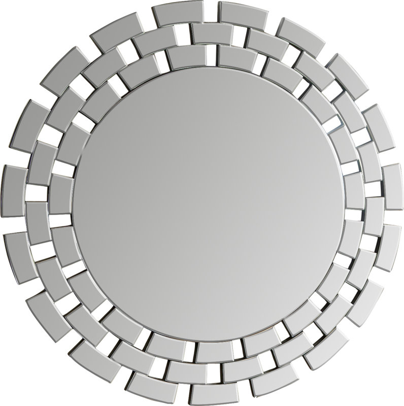Round Glass Wall Mirror & Reviews AllModern