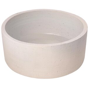 Fango Ceramic Circular Vessel Bathroom Sink