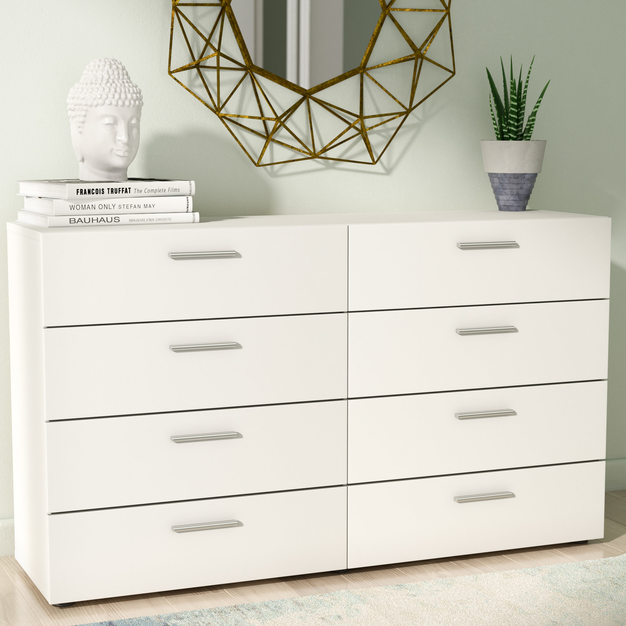 Wade Logan Pannell 8 Drawer Double Dresser Reviews Wayfair