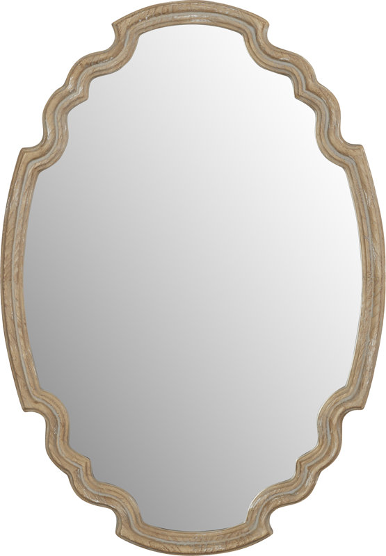 Wood Accent Mirror #modernfarmhouse #farmhousemirror