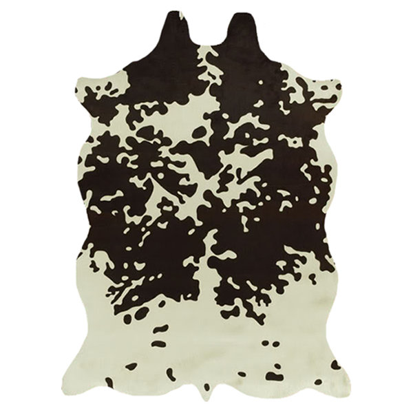 Chanler White/Brown Area Rug by Bloomsbury Market