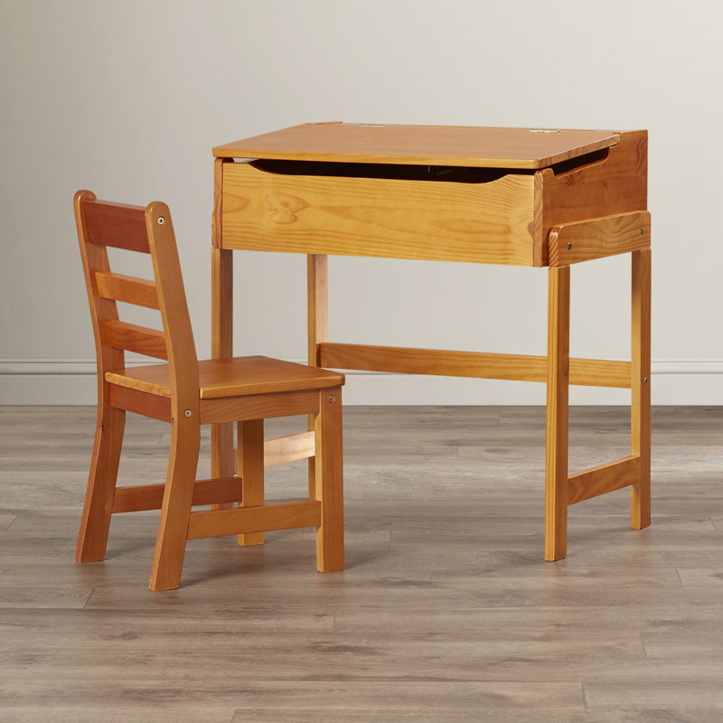 alexa kids 3 piece writing table & chair set