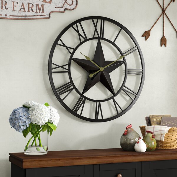 Oversized Harry 27 Wall Clock by August Grove