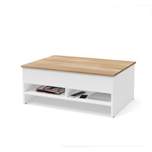Wardle Lift-Top Storage With Solid Wood Top Surface Coffee Table